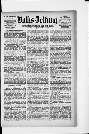 Volks-Zeitung on May 12, 1895