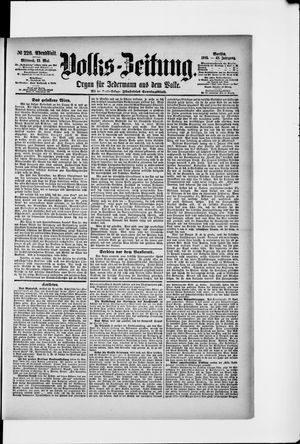 Volks-Zeitung vom 15.05.1895