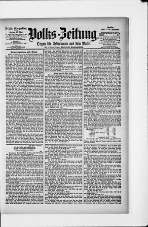 Volks-Zeitung on May 17, 1895