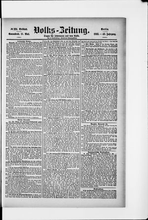 Volks-Zeitung vom 18.05.1895