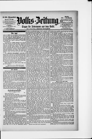 Volks-Zeitung vom 19.05.1895