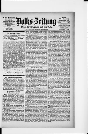Volks-Zeitung vom 22.05.1895