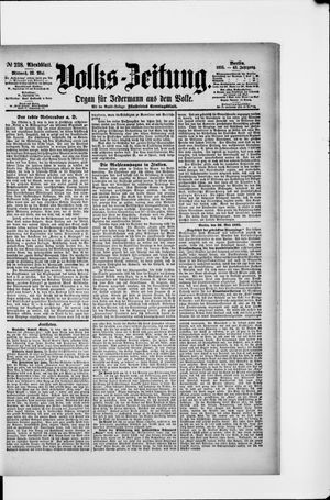 Volks-Zeitung vom 22.05.1895