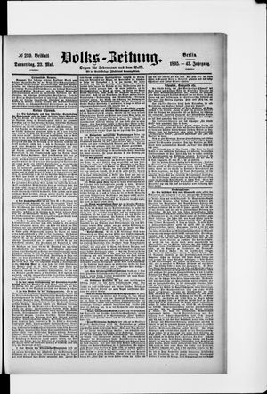 Volks-Zeitung vom 23.05.1895