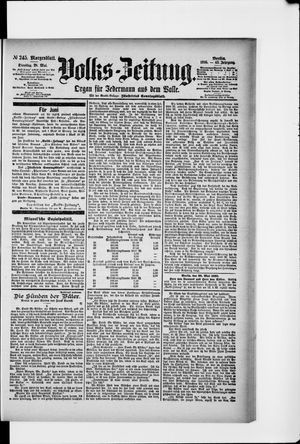 Volks-Zeitung vom 28.05.1895