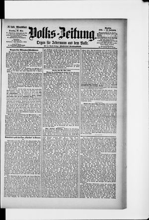 Volks-Zeitung vom 28.05.1895