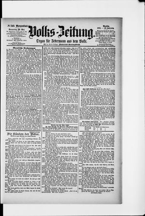 Volks-Zeitung on May 30, 1895