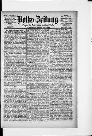 Volks-Zeitung on May 30, 1895