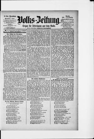 Volks-Zeitung vom 01.06.1895