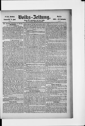 Volks-Zeitung vom 06.06.1895