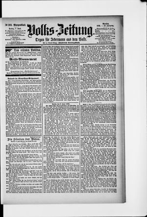 Volks-Zeitung vom 07.06.1895