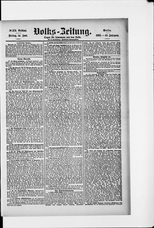 Volks-Zeitung vom 14.06.1895