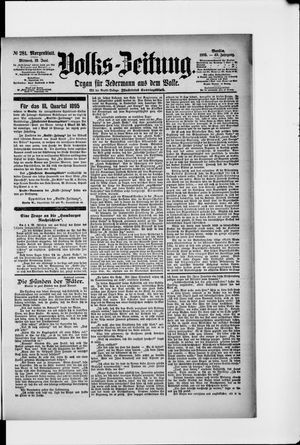 Volks-Zeitung vom 19.06.1895