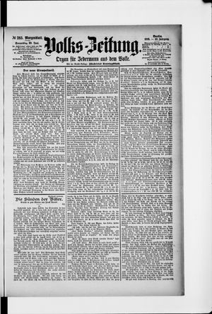 Volks-Zeitung vom 20.06.1895