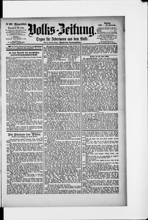 Volks-Zeitung vom 22.06.1895