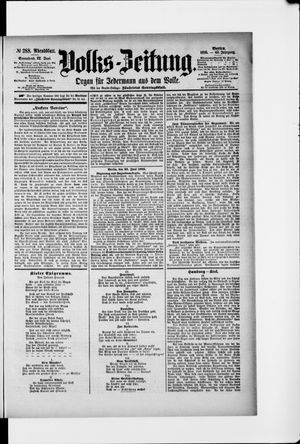 Volks-Zeitung vom 22.06.1895