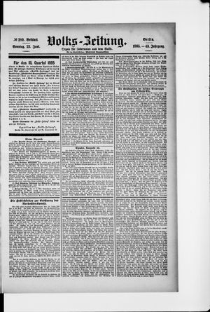 Volks-Zeitung on Jun 23, 1895