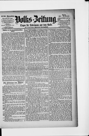 Volks-Zeitung vom 27.06.1895