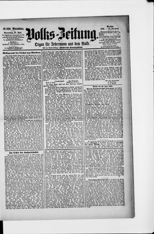 Volks-Zeitung vom 27.06.1895