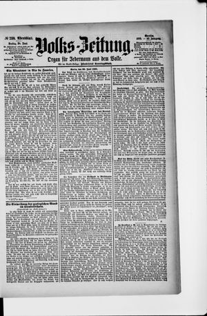 Volks-Zeitung vom 28.06.1895