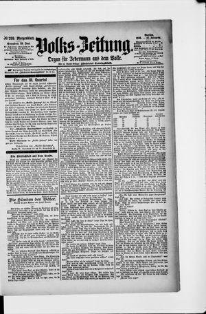 Volks-Zeitung vom 29.06.1895