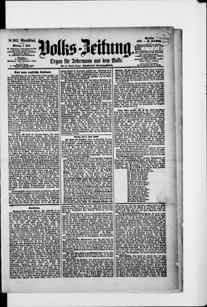 Volks-Zeitung vom 01.07.1895