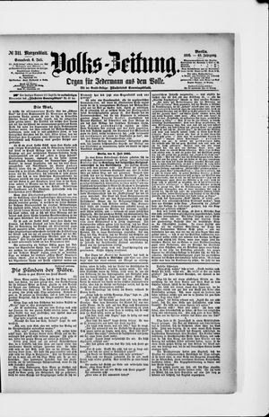 Volks-Zeitung vom 06.07.1895