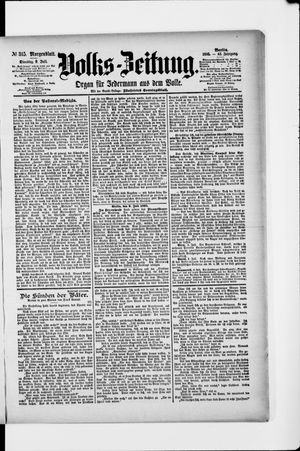 Volks-Zeitung vom 09.07.1895