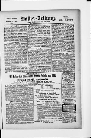 Volks-Zeitung vom 09.07.1895