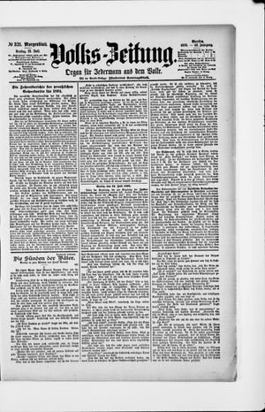 Volks-Zeitung vom 12.07.1895
