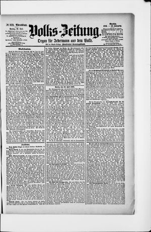Volks-Zeitung vom 12.07.1895