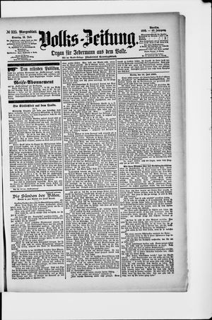 Volks-Zeitung vom 14.07.1895
