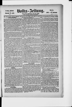 Volks-Zeitung vom 14.07.1895