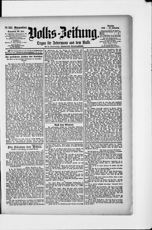 Volks-Zeitung vom 20.07.1895