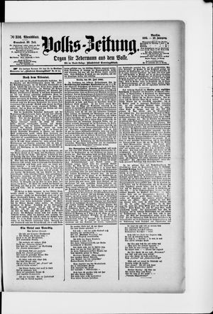 Volks-Zeitung vom 20.07.1895