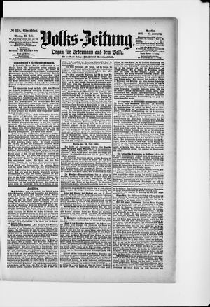 Volks-Zeitung vom 22.07.1895