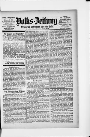 Volks-Zeitung vom 24.07.1895