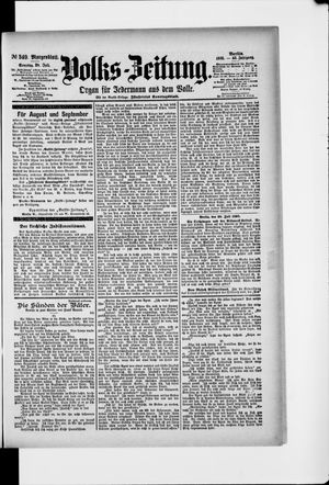 Volks-Zeitung vom 28.07.1895