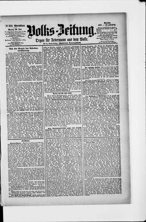 Volks-Zeitung on Jul 29, 1895