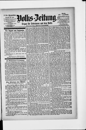 Volks-Zeitung vom 30.07.1895
