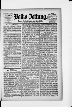 Volks-Zeitung vom 04.08.1895