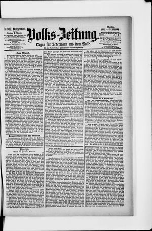 Volks-Zeitung vom 09.08.1895