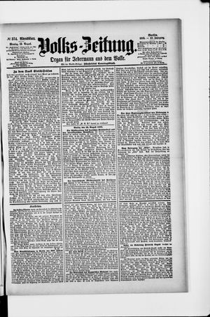 Volks-Zeitung on Aug 12, 1895