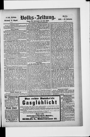 Volks-Zeitung vom 21.08.1895