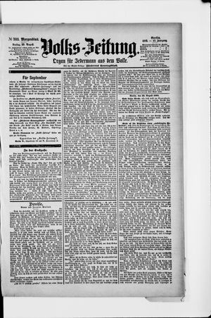 Volks-Zeitung vom 23.08.1895
