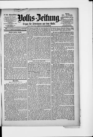 Volks-Zeitung vom 24.08.1895