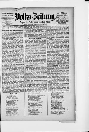 Volks-Zeitung vom 24.08.1895