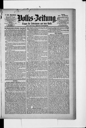 Volks-Zeitung vom 28.08.1895