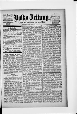 Volks-Zeitung vom 04.09.1895