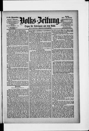 Volks-Zeitung vom 08.09.1895